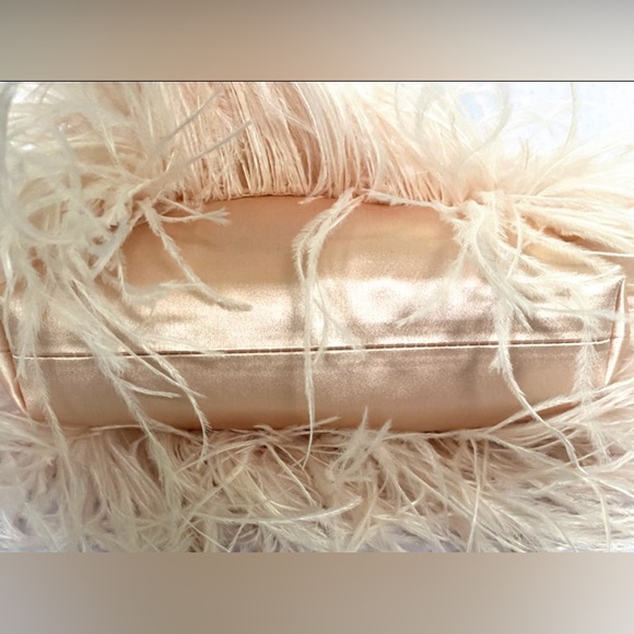 RARE Kate Spade Belle Elliana feather clutch - Picture 5 of 14